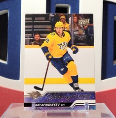 Egor Afanasyev 2023-24 - Young Guns Rookie #226 Upper Deck Serie 1